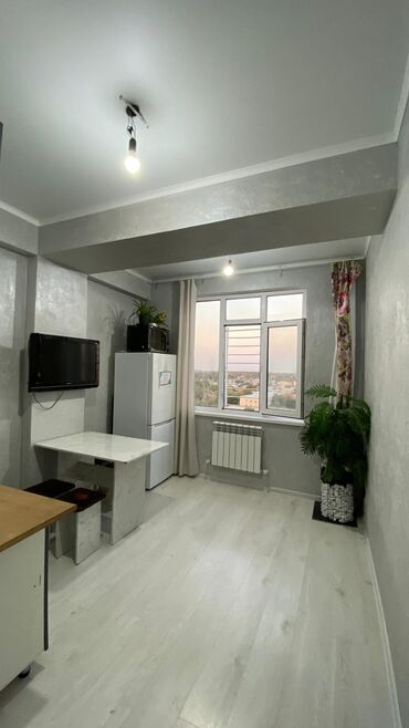 квартиры в канте продажа: 1 бөлмө, 37 кв. м, Элитка, 9 кабат, Евроремонт