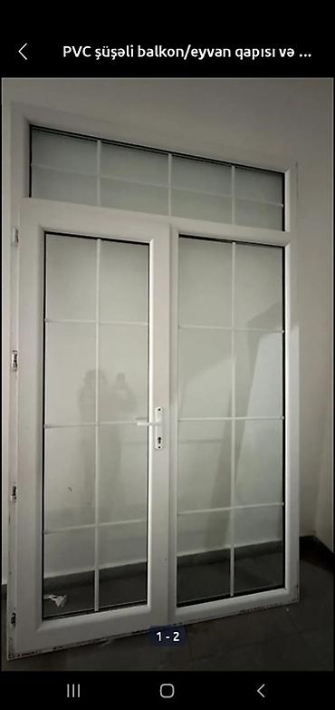 PVC şüşəli balkon/eyvan qapısı və üst işıqlandırıcı panel - Material