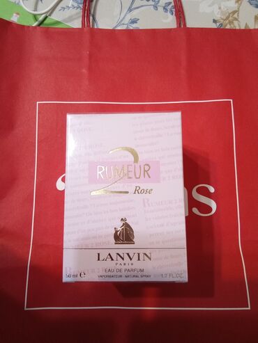 Ətriyyat: RUMEUR 2 ROSE LANVIN 50ML ORIGINAL TƏZƏ AÇILMAYIB ISTIFADƏ OLUNMAYIB