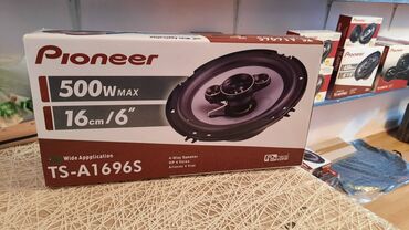 авто колонки: ●Dinamik Pioneer kalonka 500W 16sm - 35 AZN ●Sony tam original 260w