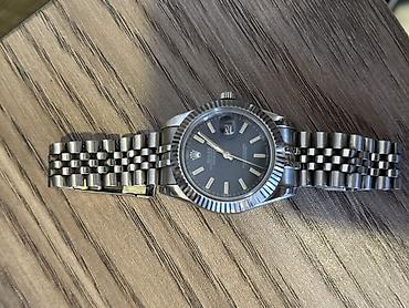Şəxsi əşyalar: İşlənmiş, Qol saatı, Rolex, rəng - Gümüşü — 1