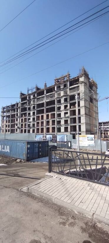 продажа квартир бишкек без посредников: 1 комната, 50 м², Элитка, 5 этаж, ПСО (под самоотделку)