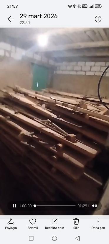 Taxta-şalban: Ağstafa rayonu. Aşağı kesem. Prakata qablar, stol, stular 30 eded — 4