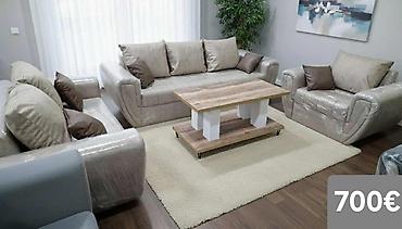 Stilske garniture: Komplet tapaciranih garnitura za dnevni boravak – moderan Chesterfield — 19