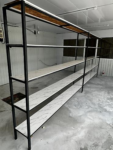 витрыны полки: Адрес: Гагарина 45к Металлические торговые стеллажи и столы с полками — 5