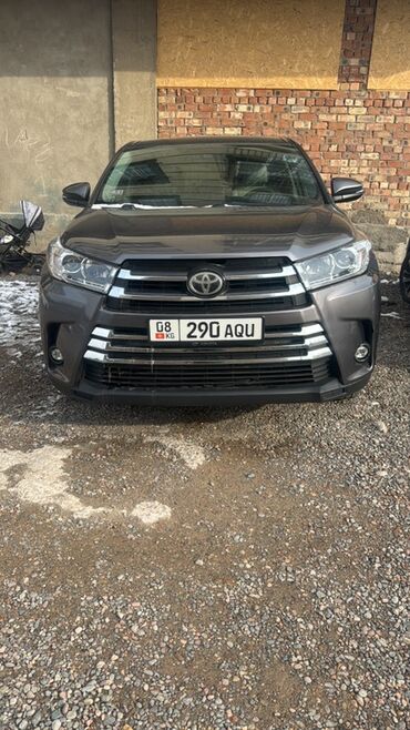 машина kg бишкек тойота: Toyota Highlander: 2017 г., 3.5 л, Автомат, Бензин, Кроссовер