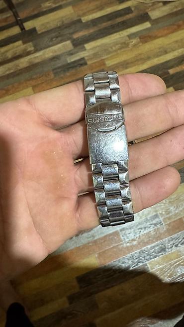 swatch: İşlənmiş, Qol saatı, Swatch, rəng - Gümüşü — 2