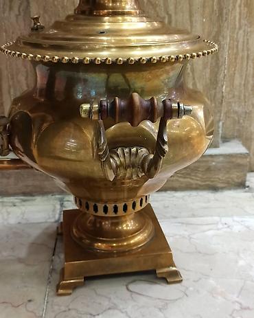 Samovarlar: Misin samovar – klassik kömürlə işləyən model - Material: tam mis — 6