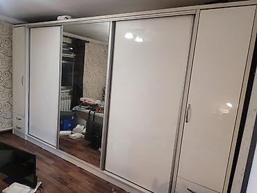 standing mirror: Шкаф купе, Б/у, С зеркалом, МДФ — 2