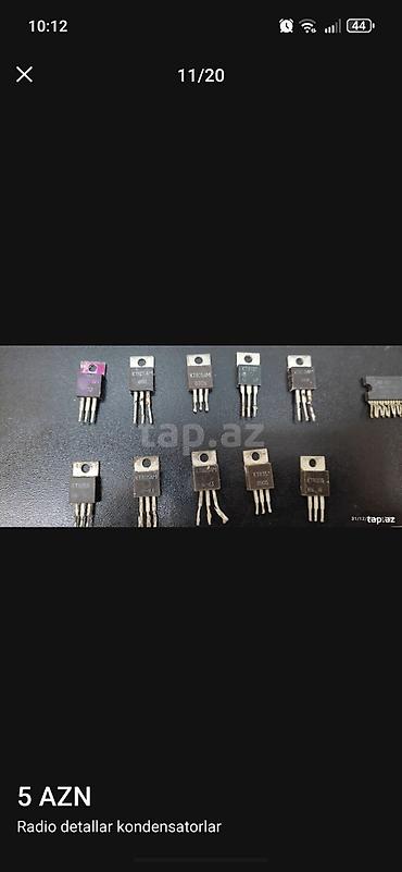 elektronika 302: Münasib qiymətə Radio detallar satılır. yüksək və kiçik voltajli — 10