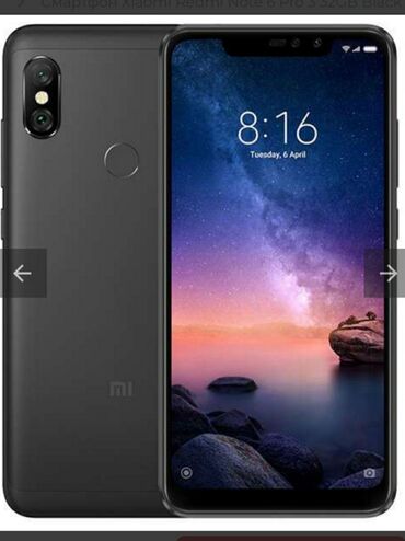 телефоны редми нот 10: Xiaomi, Redmi Note 6 Pro, Б/у, 64 ГБ, цвет - Черный, eSIM