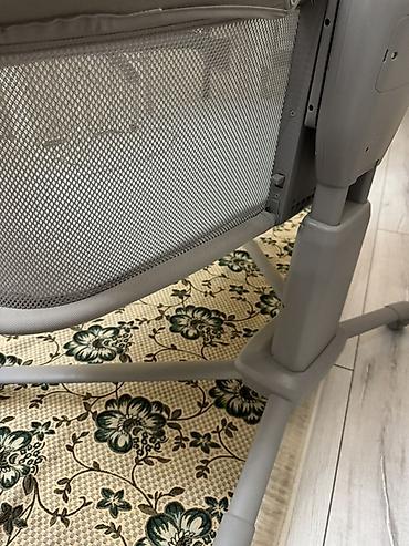 Балдар дүйнөсү: Колыбель-люлька для новорождённого, серого цвета - Просторная — 5