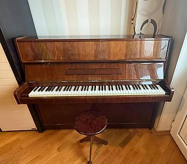 Piano, Akustik, İşlənmiş