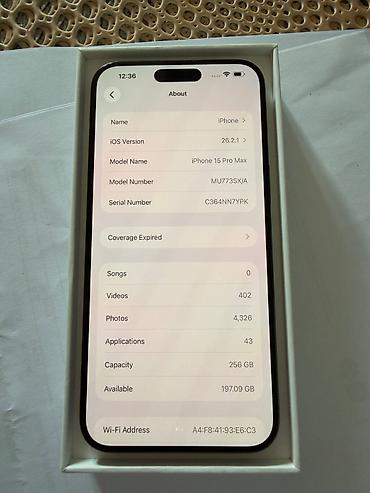 Apple iPhone: IPHONE 15 PRO MAX 256GB Telefon u TOP stanju bukvalno kao nov — 2