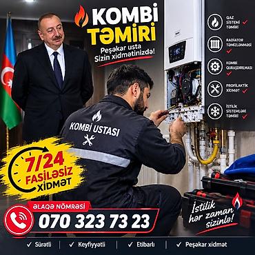 Kombi təmiri: Kombi ustası. Hər növ kombi üçün keyfiyyətli və münasib qiymətə olan — 1