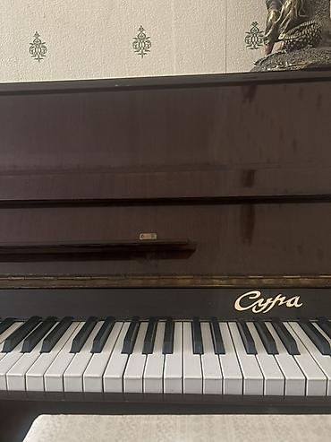 İdman və hobbi: Upright pianino – “Сура” (Cура) markası - Korpus: tünd qəhvəyi — 4