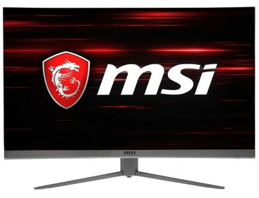 Ноутбуки: MSI oyun monitoru.32 ekran.2k .165hz. - Kavisli, nazik çərçivəli