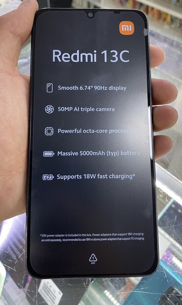Xiaomi: Xiaomi, Новый, 128 ГБ, цвет - Черный, 2 SIM