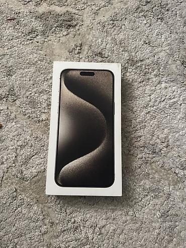 Apple iPhone: IPhone 15 Pro Max, 512 GB, Natural Titanium, Simsiz şarj, Face ID, Sənədlərlə — 10