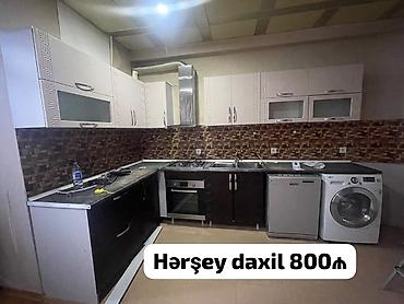 Mətbəx mebeli satılır – hər şey daxil 800₼. - Üst və alt dolablar