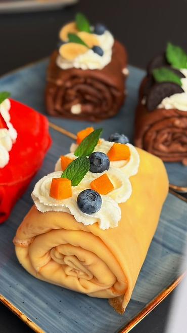 Съедобные букеты: Креп-роллы Crepe Poll Японские блинные роллы,сладкие нежные и — 6