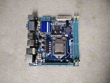 материнские платы socket fm1: Материнская плата, Б/у, Gigabyte, LGA1156, Micro-ATX, Для ПК