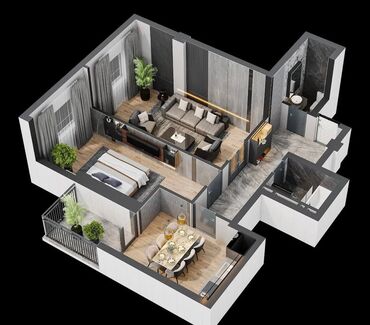 купить дом в маевке: 2 комнаты, 66 м², Элитка, 12 этаж, ПСО (под самоотделку)