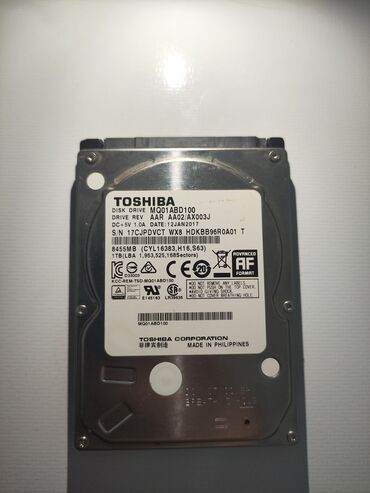 ssd для серверов 1.9 тб: Накопитель, Б/у, Toshiba, HDD, 1 ТБ, Для ноутбука