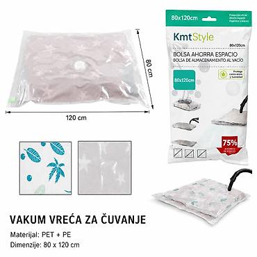 KMT Kuke torba – providna vakum vreća za čuvanje sa štampanim dezenom