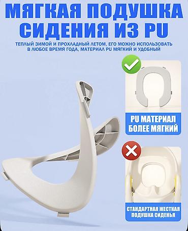 Горшки: Детское переносное сиденье для унитаза 3-в-1 — удобное, безопасное и — 2