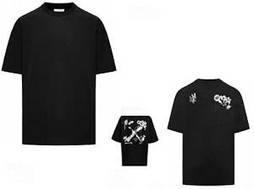 Majice: Men's T-shirt Off-White, bоја - Crna — 8