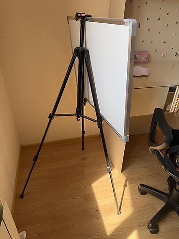 dərs lovhəsi: Magnitli marker taxtası tripod dayaqlı - Ölçü: təxmini orta ölçülü — 3