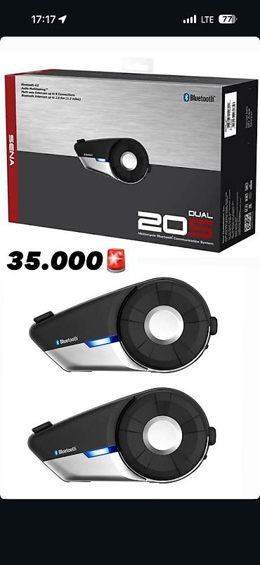 jack e4: Мото гарнитура
Sena 20s Dual
Полный комплект! — 1