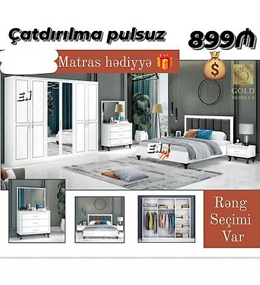 gənc yataq dəsdi: Yataq otağı dəsti rəng seçimi var — 1