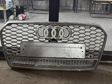 Решетки радиатора: Решетка радиатора Audi 2017 г., Б/у, Оригинал — 3