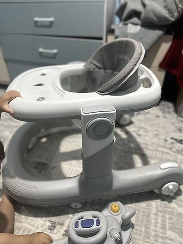 ходунок chicco space: Детские ходунки Babywalker в серо-белом цвете. Удобная модель для — 4