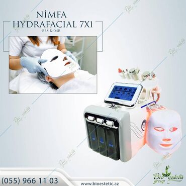 аппарат для маникюра и педикюра: Hydro Facial 1×7 - Dərini cavanlaşdırır. - Dəri rəngini açır. -