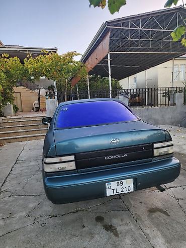 Toyota: Toyota Corolla sedan - Kuzov: 4 qapılı sedan, mavi rəng - Mühərrik — 9