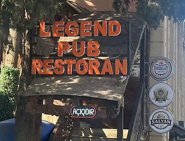 baki tikis evi: Reklam Lövhələri Satılır! Əsas Lövhə: Qırmızı 3D "Legend Pub Restoran" — 1
