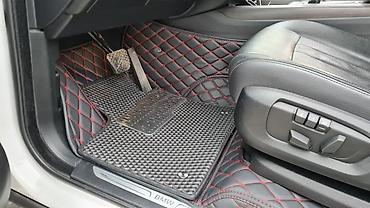 Полики: 5D Экокожа Полики Для салона цвет - Черный, Новый, Платная доставка — 9