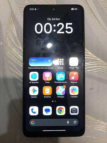 хонор х5: Redmi, Redmi Note 14, Б/у, 256 ГБ, цвет - Черный, 2 SIM — 1