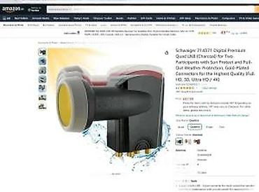 Aksesoari za TV i video: Schwaiger Digital Premium Quad LNB (ULTIMATE) – SAT konverter sa 4 — 9