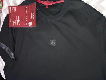 gap majice: Short sleeves T-shirt, 2XL (EU 56), Hugo Boss, color - Black, Cotton