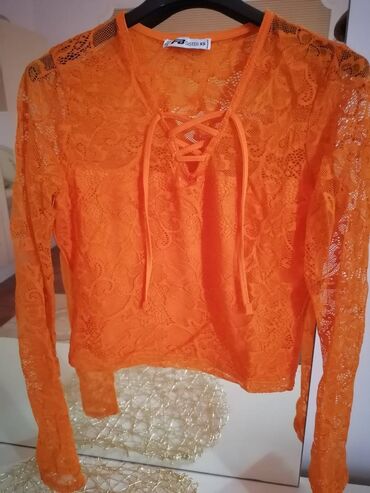ženske košulje h m: S (EU 36), Single-colored, color - Orange