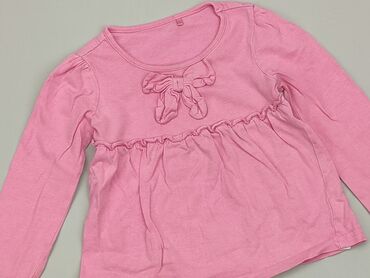 różowa bluzka z cekinami: Bluzka, George, 12-18 m, stan - Zadowalający