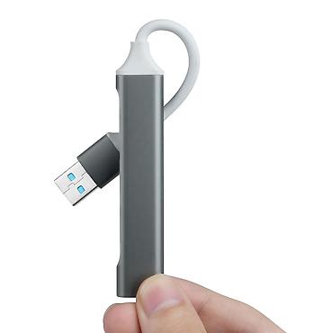 принтео: Мини-Хаб 4-портовый 1хUSB to 4хUSB - мультиразветвитель, док-станция 4 — 7