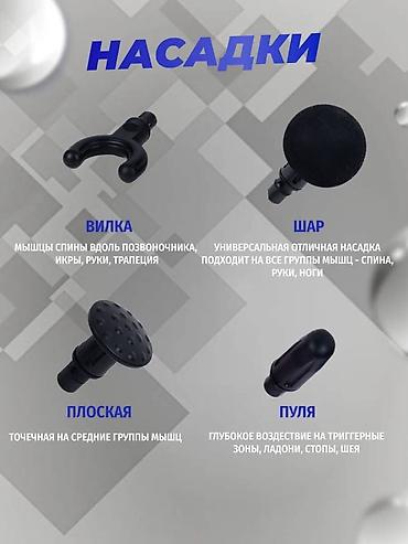 суставы: Массажер Перкуссионный пистолет, Все тело, Новый — 5