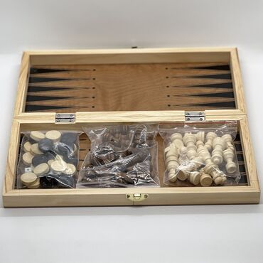 Шахматы: Шахматы 3 в1: Шахматы Шашки Нарды Шахматы деревянные — 8