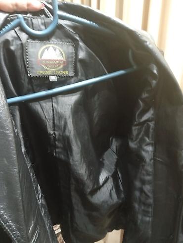 женский кожаный черный плащ: Пальто, Классика, Карманы накладные, 5XL — 7