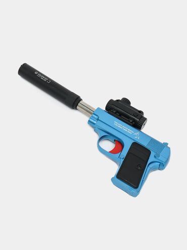 игрушечный автомат: 🔫 Игрушечный пистолет GALAXY с глушителем и прицелом 💙 Яркий дизайн —